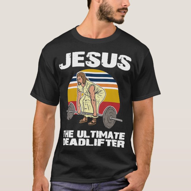 Todesstoß Jesus I Christlich Weichtraining Witzig T-Shirt (Vorderseite)