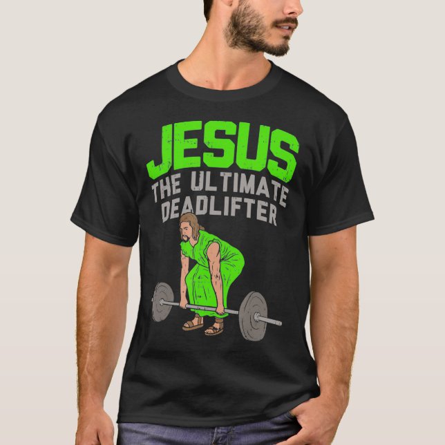 Todesstoß Jesus I Christlich Weichtraining Witzig T-Shirt (Vorderseite)