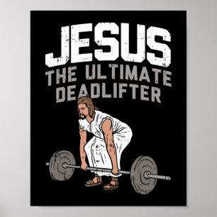 Todesstoß Jesus I Christlich Weightlift Funny Way Poster
