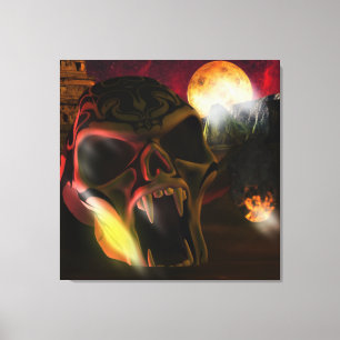 Todestal Leinwanddruck