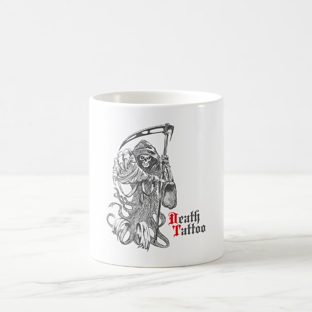 Todestattoo Kaffeetasse (Von Creator hochgeladen)