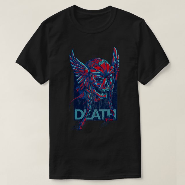 TODESTODESTODESTOD-VIKING-SKULL-DEVIL T-Shirt (Design vorne)