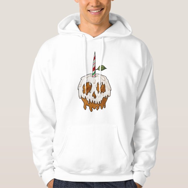 Tödlich Sweet Caramel Apple Skull Hoodie (Vorderseite)