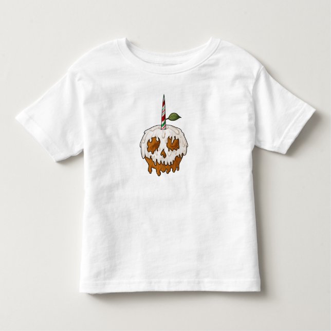 Tödlich Sweet Caramel Apple Skull Kleinkind T-shirt (Vorderseite)