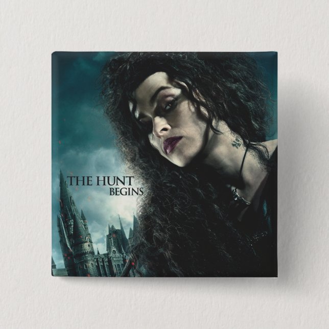 Tödliche Hallows - Bellatrix Lestrange 2 Button (Vorderseite)
