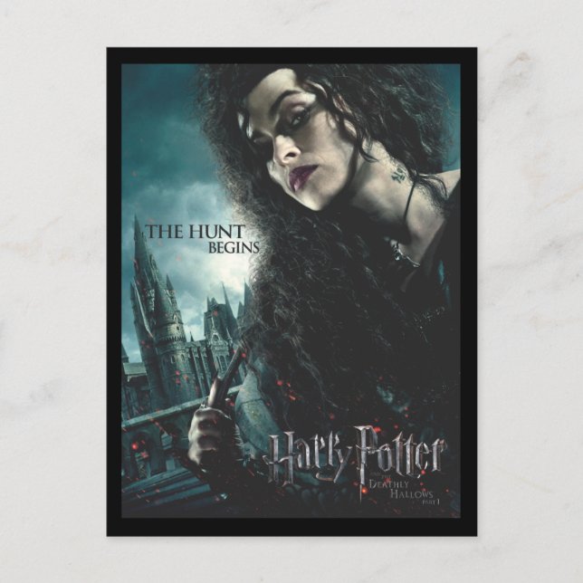 Tödliche Hallows - Bellatrix Lestrange 2 Postkarte (Vorderseite)