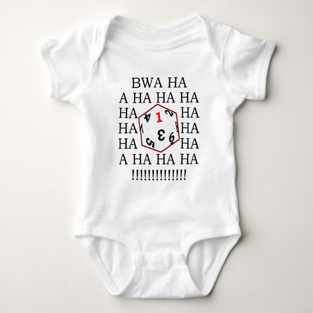 Tödliche Rolle Baby Strampler (Vorderseite)