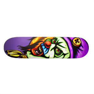 Tödlicher schlechter Clown Skateboard