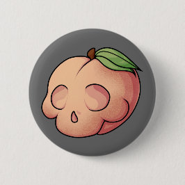 Tödlicher Sweet Skull Peach Button
