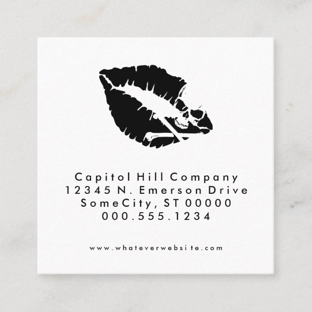 tödliches Kussquadrat der Empfehlung (Vorderseite)