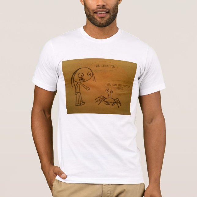 tödlichster Fang-Cartoon T-Shirt (Vorderseite)
