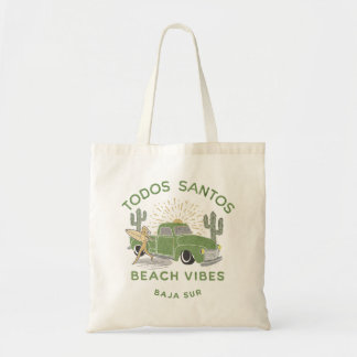 Todos Santos Beach Vibes Mexico Vintag Tragetasche