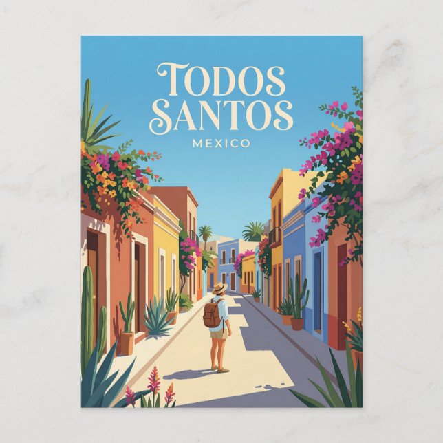 Todos Santos Mexiko Postkarte (Vorderseite)