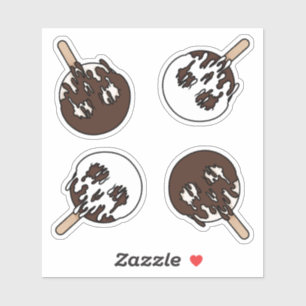 Todsüße Schädeleis Pop Sticker Set