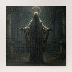 Todüberord Skeleton in antiker Atmosphäre Puzzle