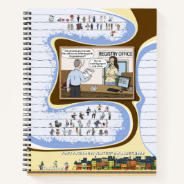 Toe’s Town Comic | Spiral Notebook Notizbuch