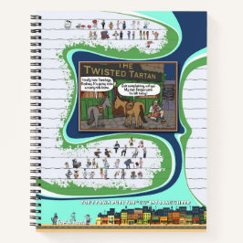 Toe’s Town Comic | Spiralblock Notizbuch