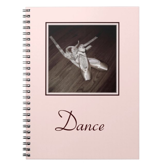 'Toe Shoes' SpiralNotebook/Journal Notizblock (Vorderseite)