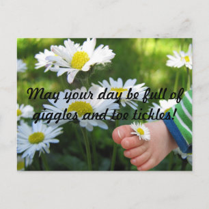 Toe Tickles Postkarte