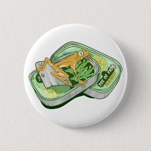 Toe von Froschhexen Zauber Shakespeare Button