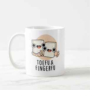 Toefu Fingerfu Funny Food Tofu Pub Kaffeetasse