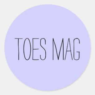 Toes Mag Sticker