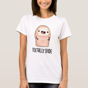 Toetally Typ Funny Big Toe Pun T-Shirt