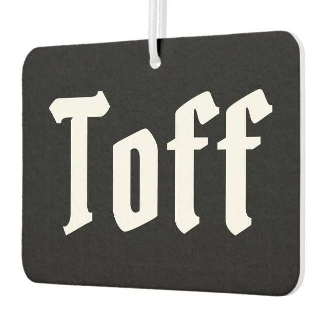 Toff Air Freshener Autolufterfrischer (Links)