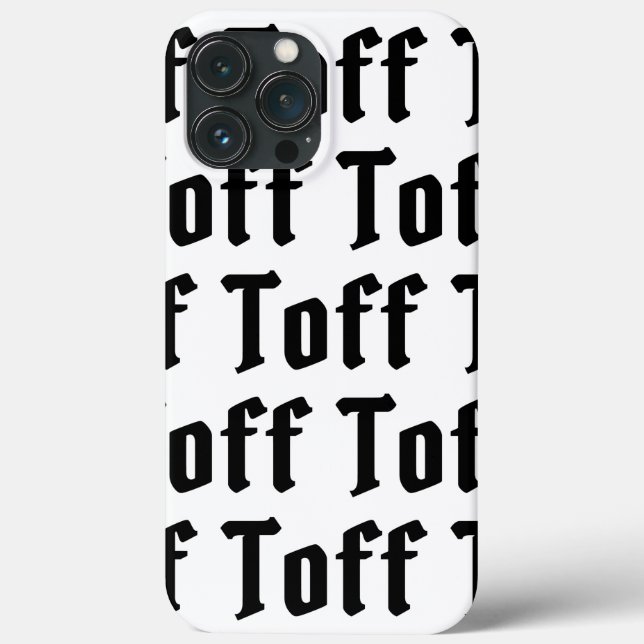 Toff Case-Mate iPhone Hülle (Rückseite)