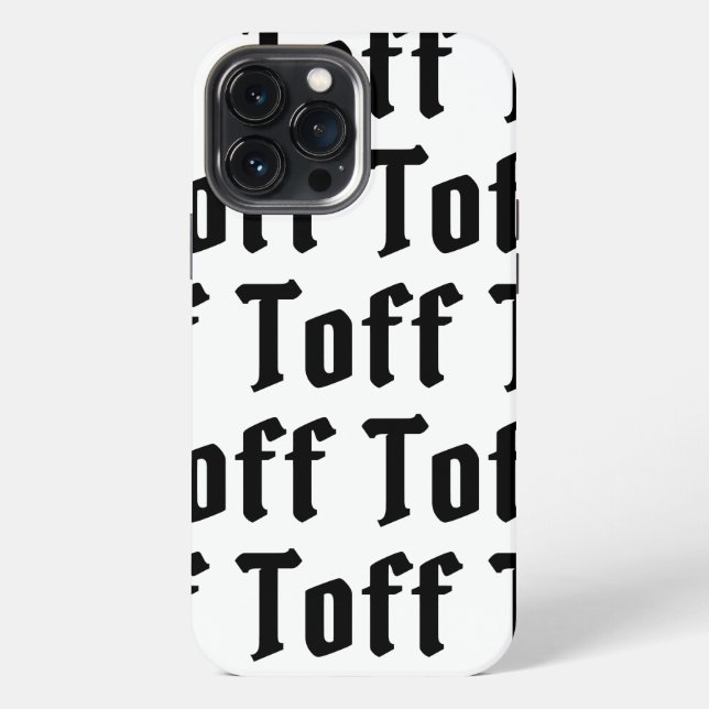 Toff iPhone Hülle (Rückseite)