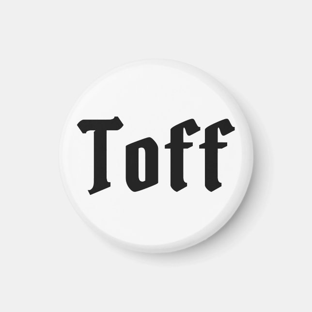 Toff Magnet (Vorne)