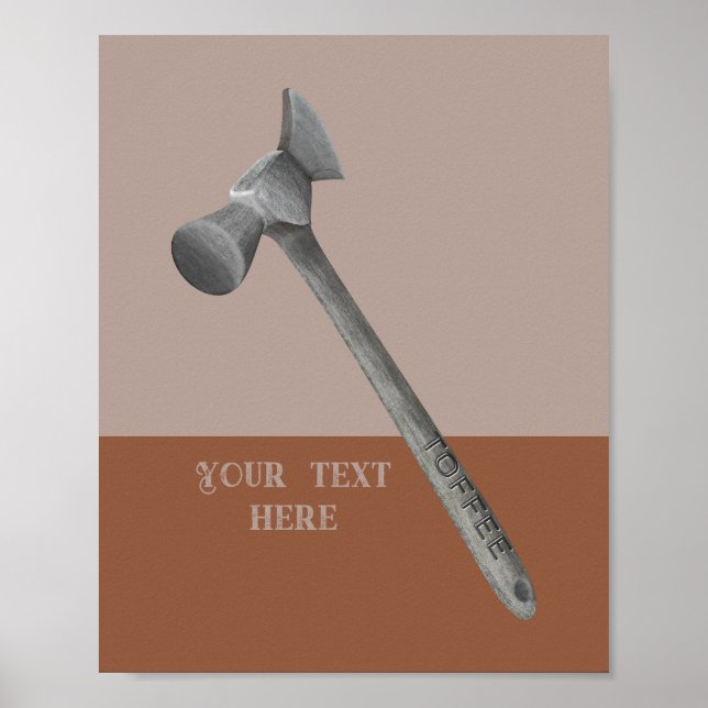Toffee-Hammerbild Poster (Vorne)