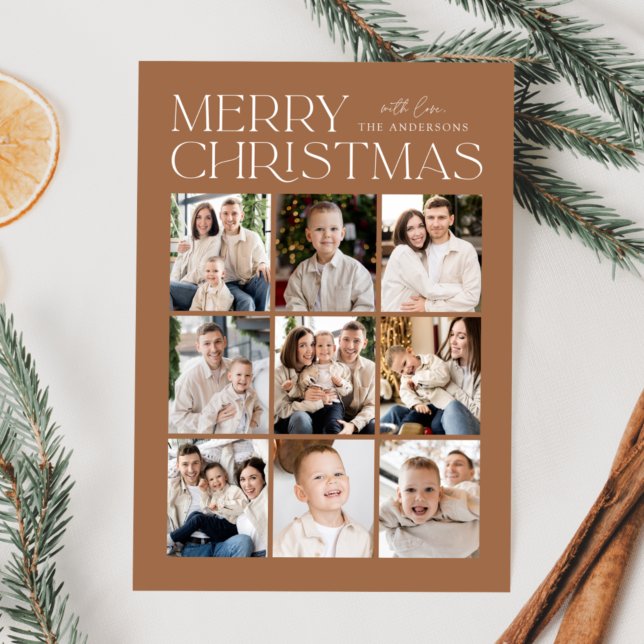 Toffee Moderne Weihnachten 9 Foto Collage (Von Creator hochgeladen)