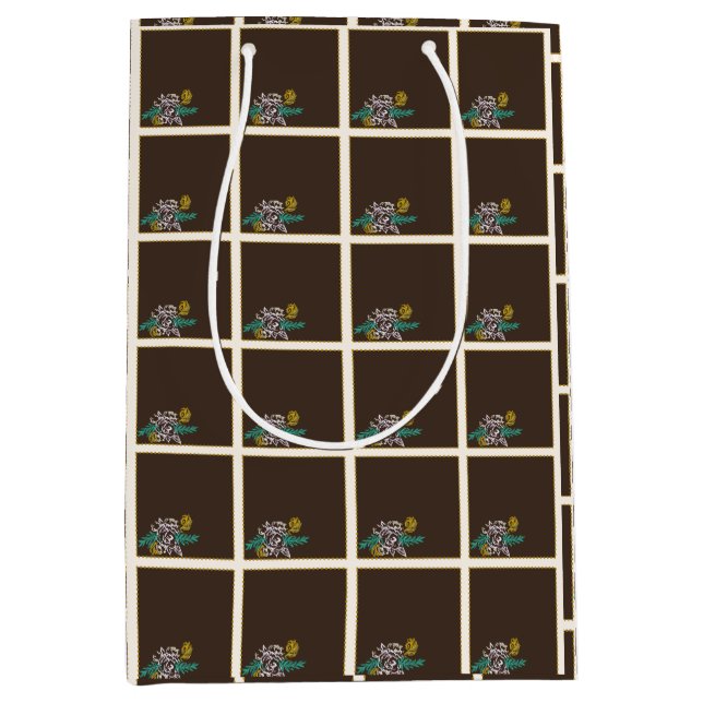 Toffee-Rose Mittlere Geschenktüte (Vorderseite)