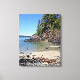 Tofino BC abgeschiedener Strand Leinwanddruck