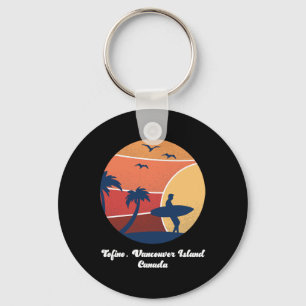 Tofino Vancouver Island Kanada Surfen Vintage Sur Schlüsselanhänger