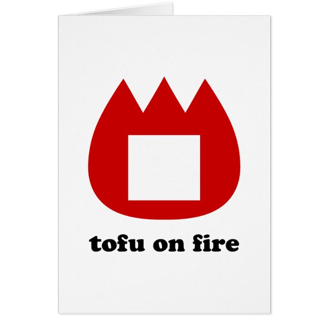 📛 Tofu auf Feuergrusskarte (Vorne)