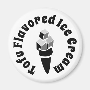 Tofu Flavored Ice Creme Magnet