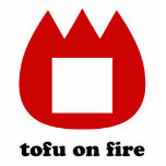 📛 Tofu in Brand Freistehende Fotoskulptur<br><div class="desc">tofu on fire 📛 - Das japanische Name Abzeichen Visuell Pun Globe Trotters spezialisiert sich auf idiosynkratische Bilder aus der ganzen Welt. Hier finden Sie einzigartige Grußkarten,  Postkarten,  Poster,  Mousepads und mehr.</div>