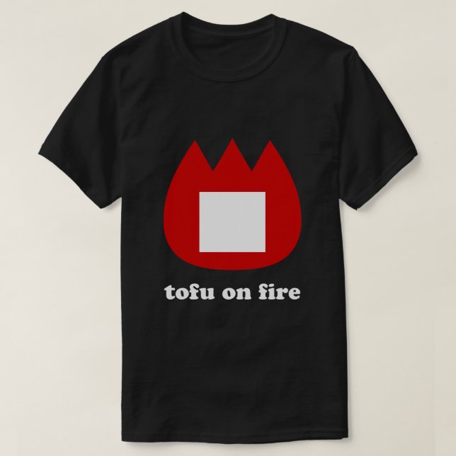 📛 Tofu in Brand T-Shirt (Design vorne)