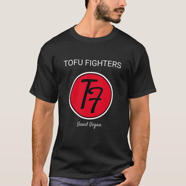 TOFU-KÄMPFER-VEGANES T-SHIRT (Vorderseite)