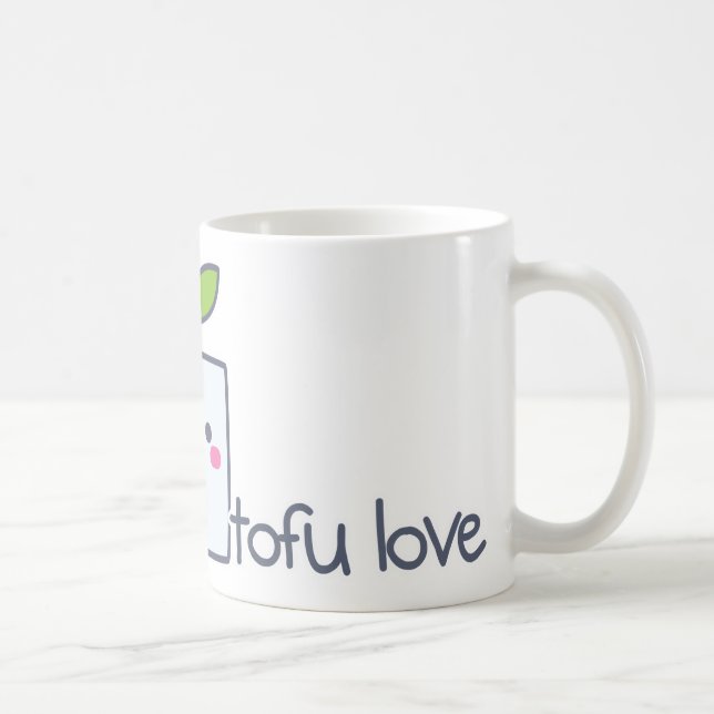 Tofu-Liebe-Tasse Kaffeetasse (Rechts)
