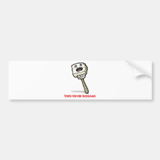 Tofu schreit nie autoaufkleber