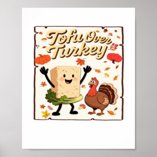 Tofu über den klassischen türkischen T - Shirt Poster
