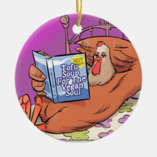 Tofu Vegan Soul Funny Keramik Ornament