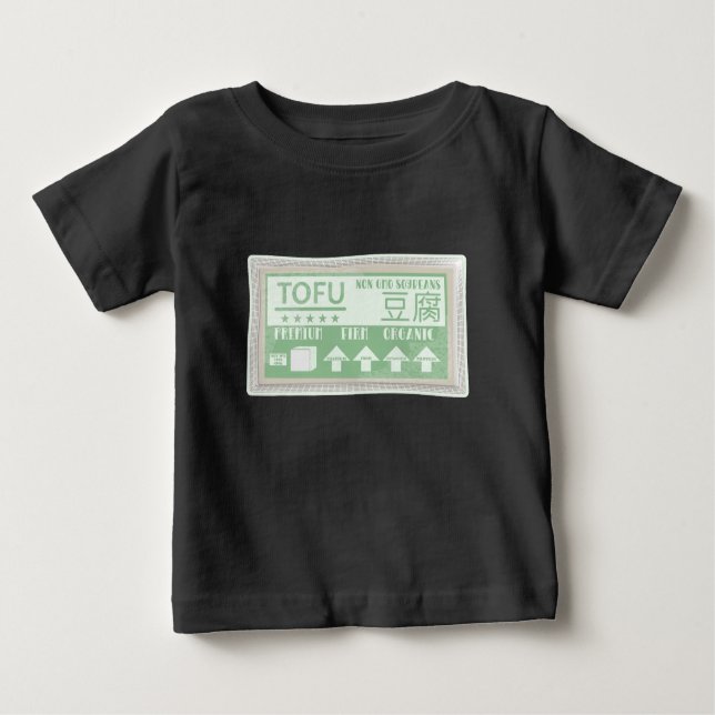 Tofu Vegan Vegetarisches Essen Baby T-shirt (Vorderseite)