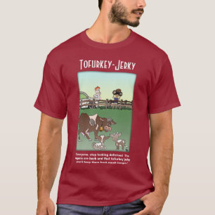 Tofurkey Jerky Maroon Men's T - Shirt