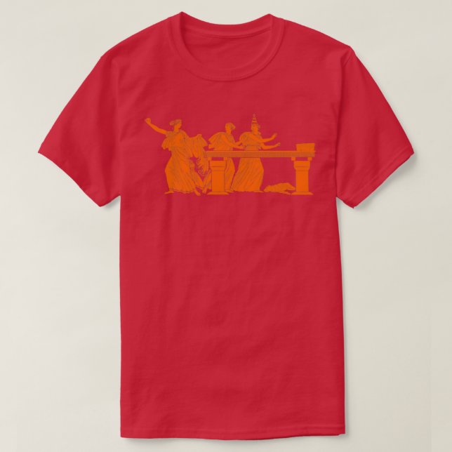 toga-Party an der Grenze T-Shirt (Design vorne)