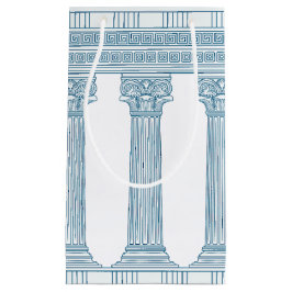 Toga-Party mit griechischem Mäander-Muster und Spa Kleine Geschenktüte