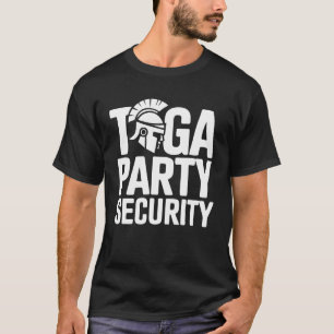 Toga-Party-Outfit-Sicherheit römisches Kostüm T-Shirt